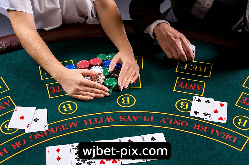 Mesa de Blackjack wjbet